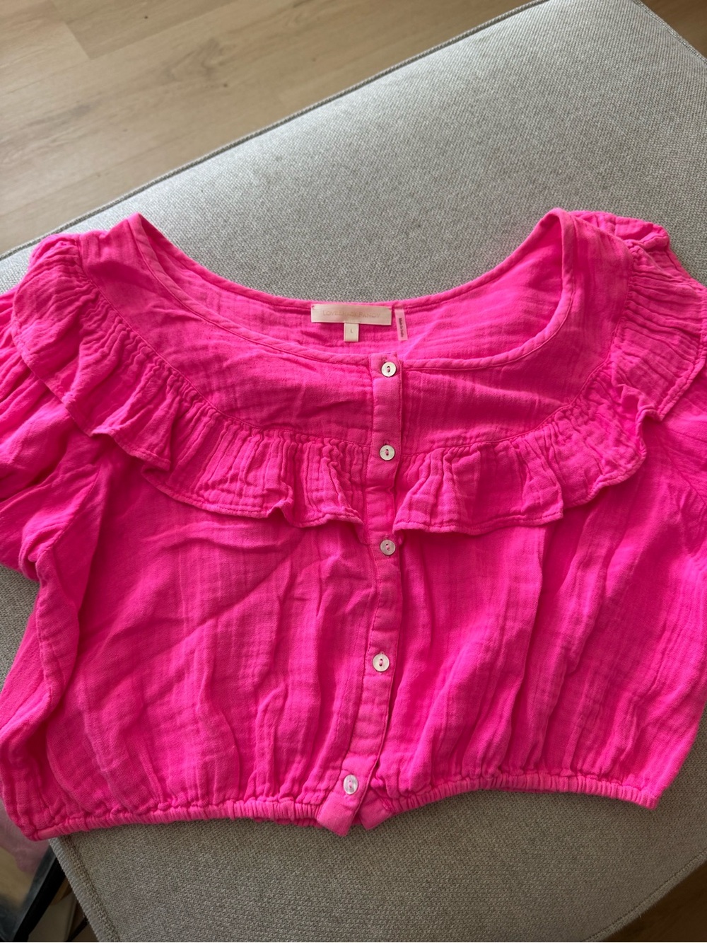 Pink Loveshackfancy Top